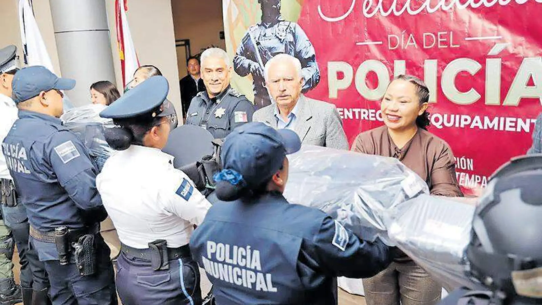 Policías municipales, Chiautempan